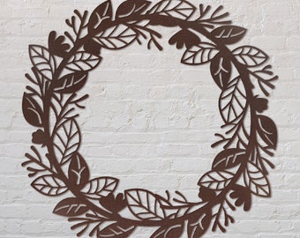 Leaf Wreath Wall Art