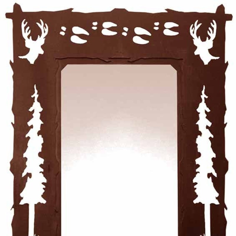 Rustic Horror Mirror Rustic Mirror - Etsy