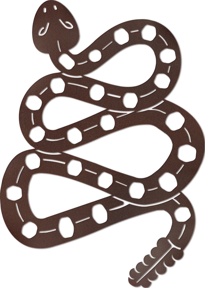 South Rattle Design Southwest Rattler Wall Art - Etsy