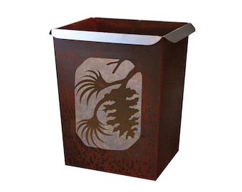 Pine Cone Waste Basket/ Garbage Can