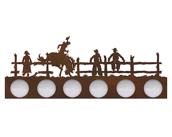 Bathroom Vanity Light Strip-  Bucking Bronc