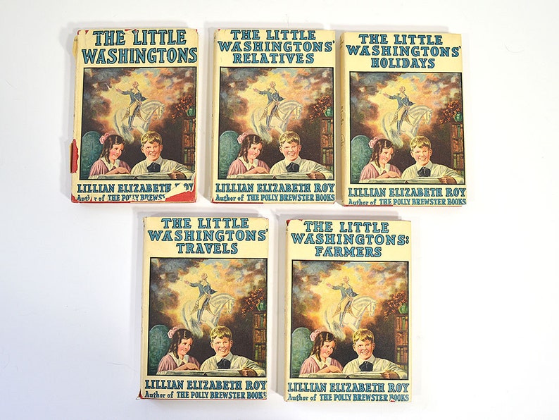 Antique Children's Books Boxed Set Lillian Elizabeth Etsy
