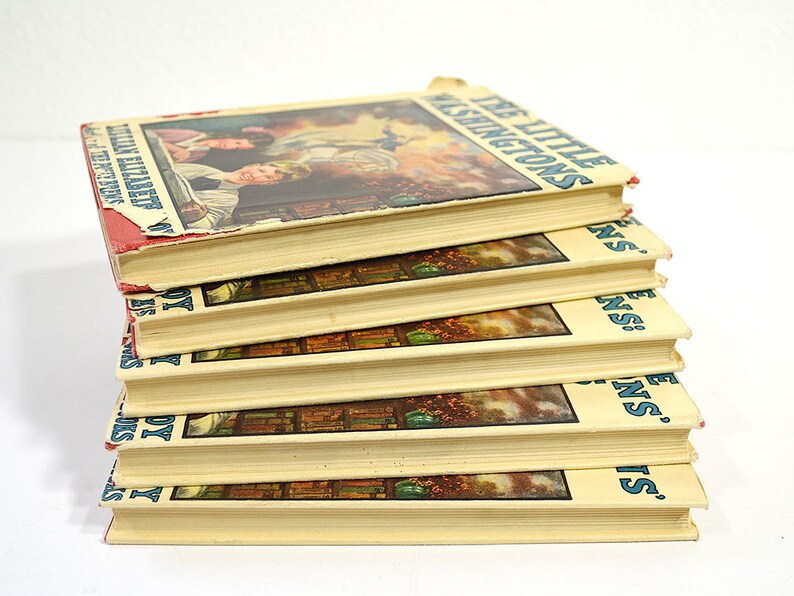 Antique Children's Books Boxed Set Lillian Elizabeth Etsy