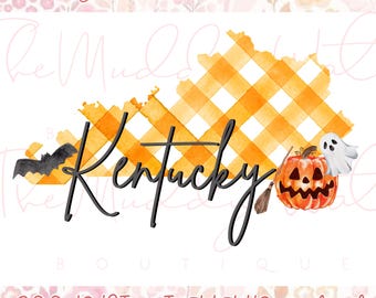不気味なケンタッキー州のハロウィーン昇華デザイン PNG - 300 DPI | インスタントダウンロード PNG