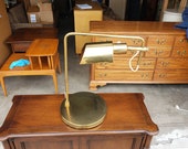 Vintage 1970 39 s Koch Lowy Brass Desk Lamp Mid Century Modern Cast Iron Weighted Base Articulating Arm Excellent Quality Design MCM