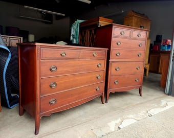 Vintage Pennsylvania House Solid Oak Chest Campaign-style Small