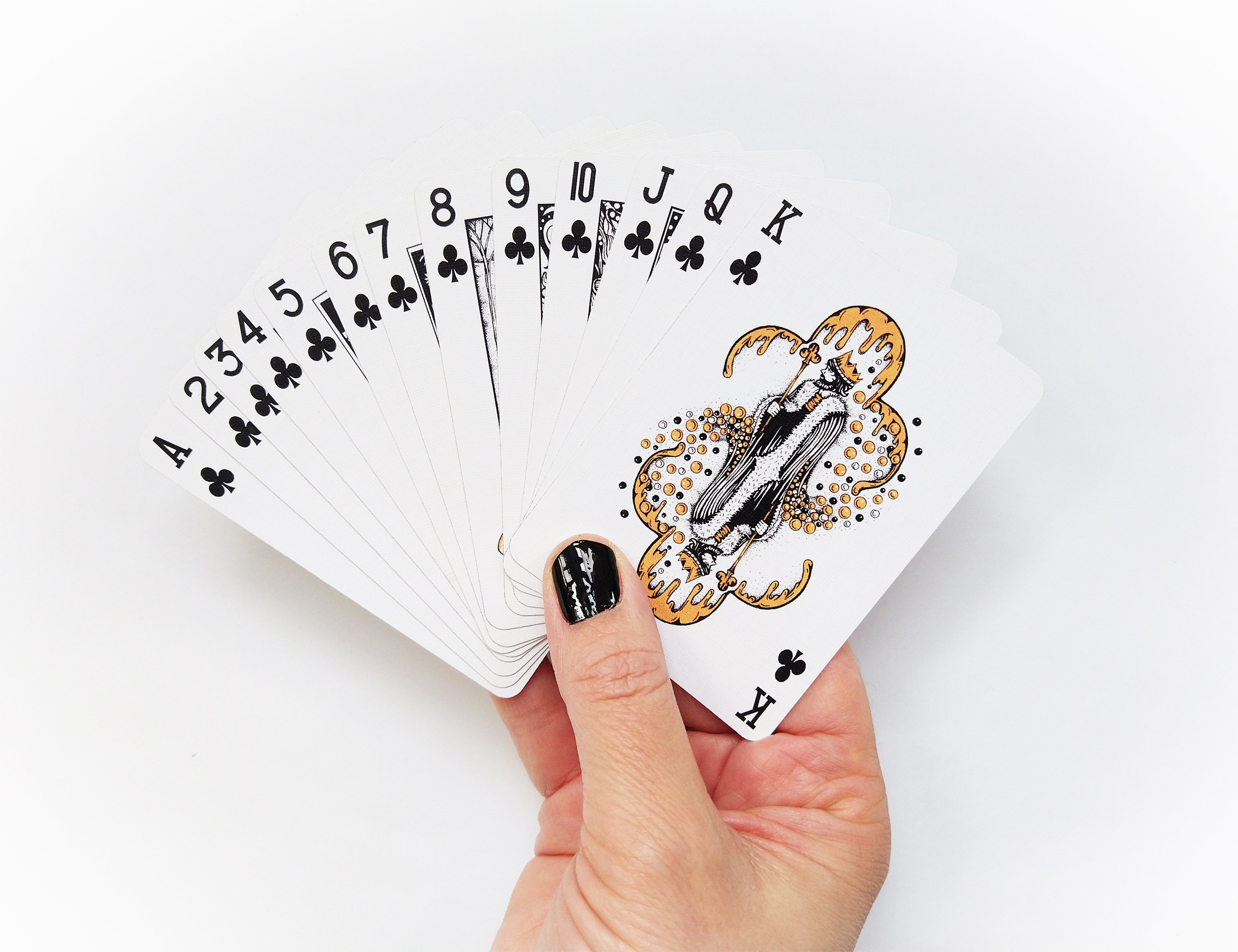 おとぎ話のトランプ、トランプ、アートトランプ、プレイ可能なカード