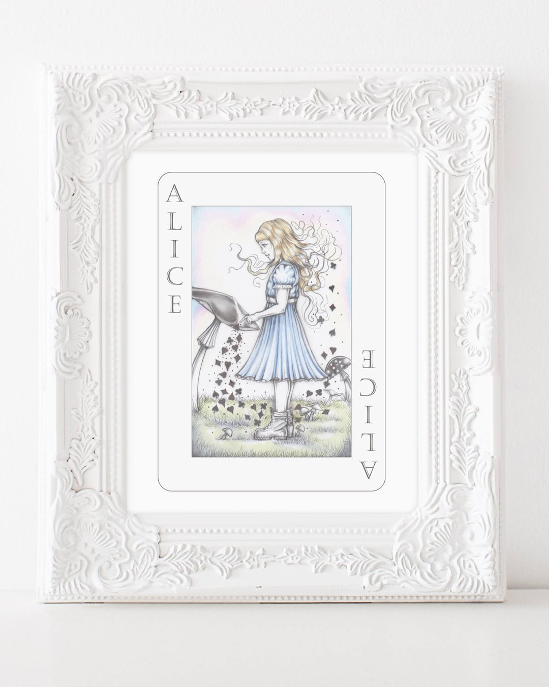 【ALICE IN WONDERLAND】手描き イラスト アート Alice in Wonderland Art, Alice Art, Wonderland Art, Alice