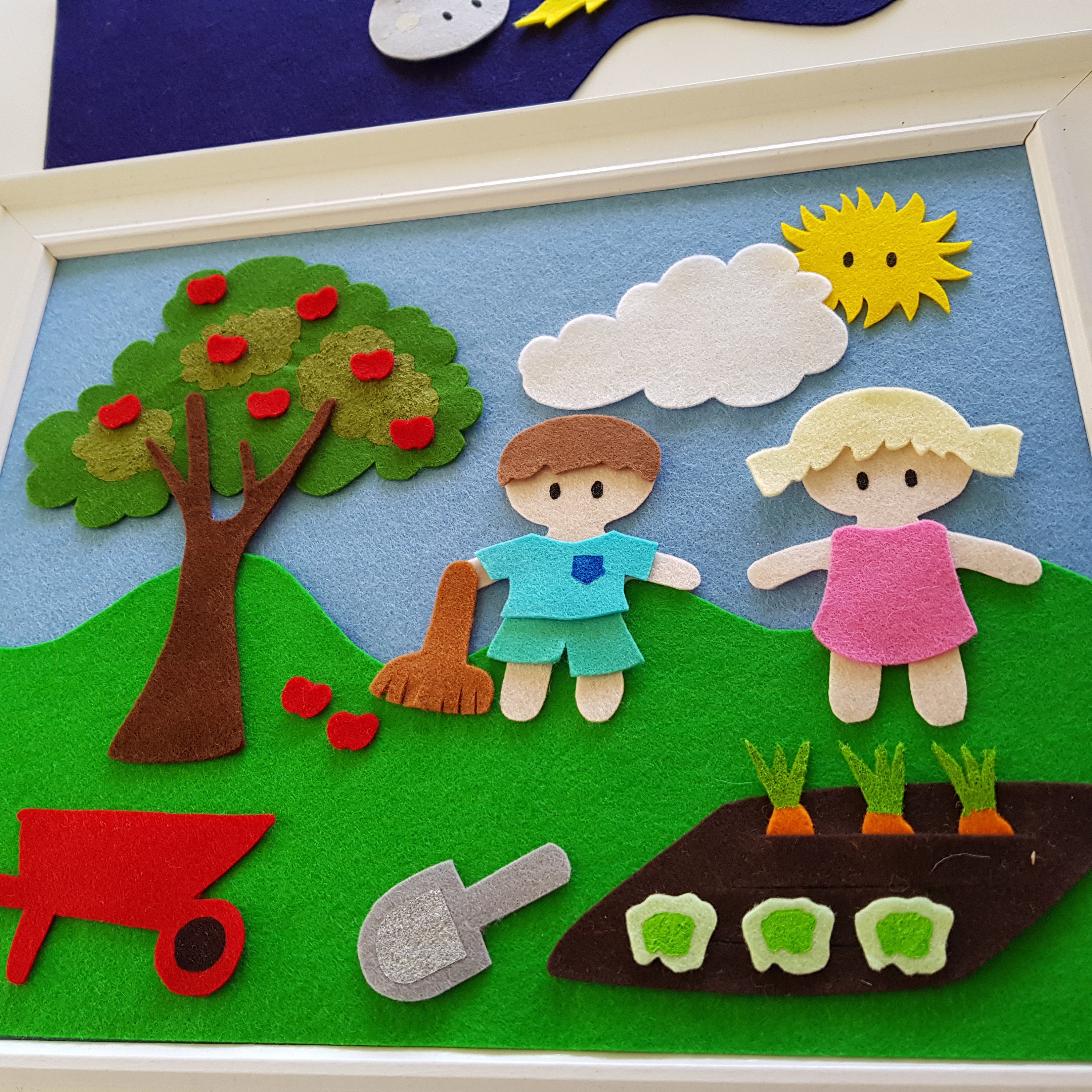 My Felt Lady Felt Activity Board Pattern & Wool Felt DIY Kit Etsy