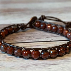 Red Jasper Bracelet / Red Jasper Jewelry / Healing Crystal Bracelet / Mixed Stone Bracelet / Natural Stone Bracelet / Healing Bracelet