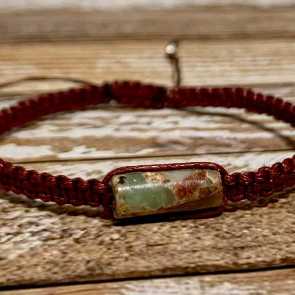 Sea Sediment Jasper Bracelet / Healing Crystal Bracelet / Sea Sediment Jasper Jewelry / Chakra Bracelet / Healing Bracelet