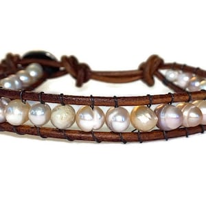 Healing Crystal Bracelet / Cultured Pearl Bracelet / Natural Stone Bracelet / Healing Bracelet