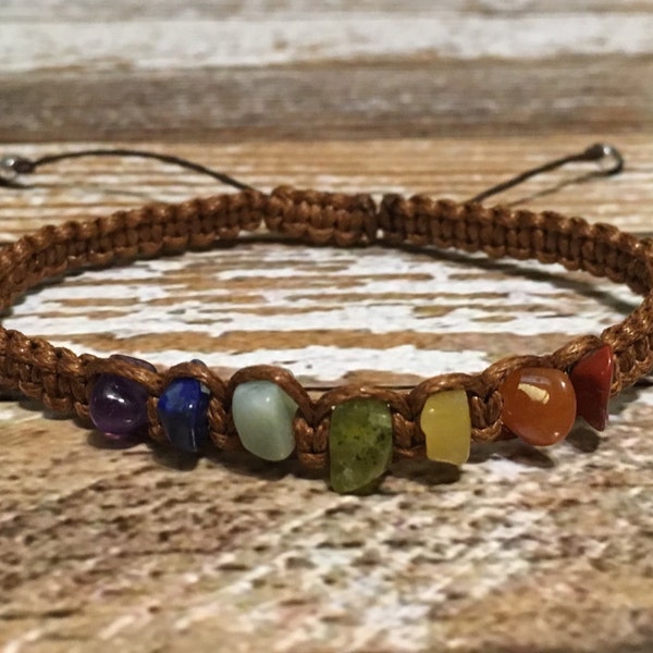 Chakra Healing Bracelet / Yoga Bracelet / Chakra Bracelet / Chakra Jewelry / Chakra / Balance / 7 Stone Chakra Bracelet