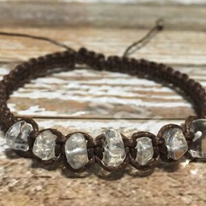 Clear Quartz Bracelet / Healing Bracelet / Yoga Bracelet / Crystal Healing Bracelet