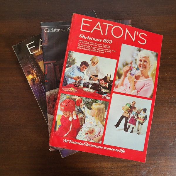Eaton's Christmas Catalogue ~ 1973 ~ 1974 ~ 1975