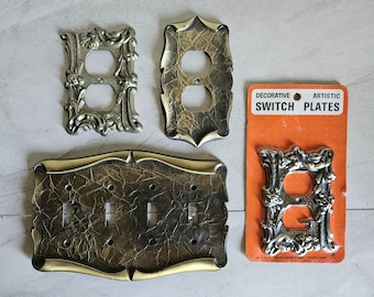 1950s 1960s Vintage Victorian and MCM Style Outlet and Switch Covers