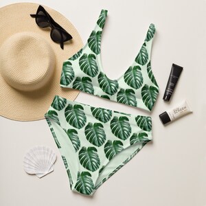 Green leaf bathing suit 2025