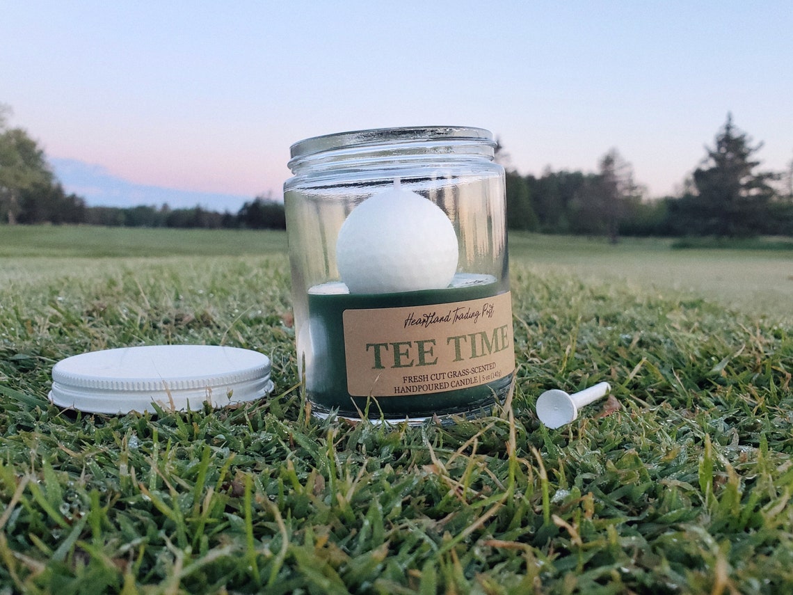 Tee Time Golf Candle Etsy