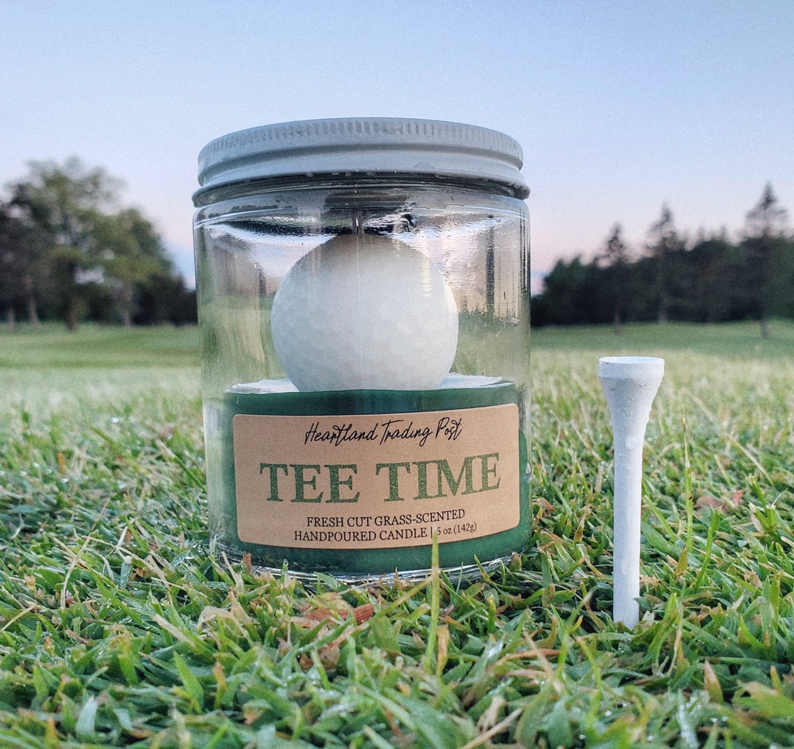 Tee Time Golf Candle Etsy