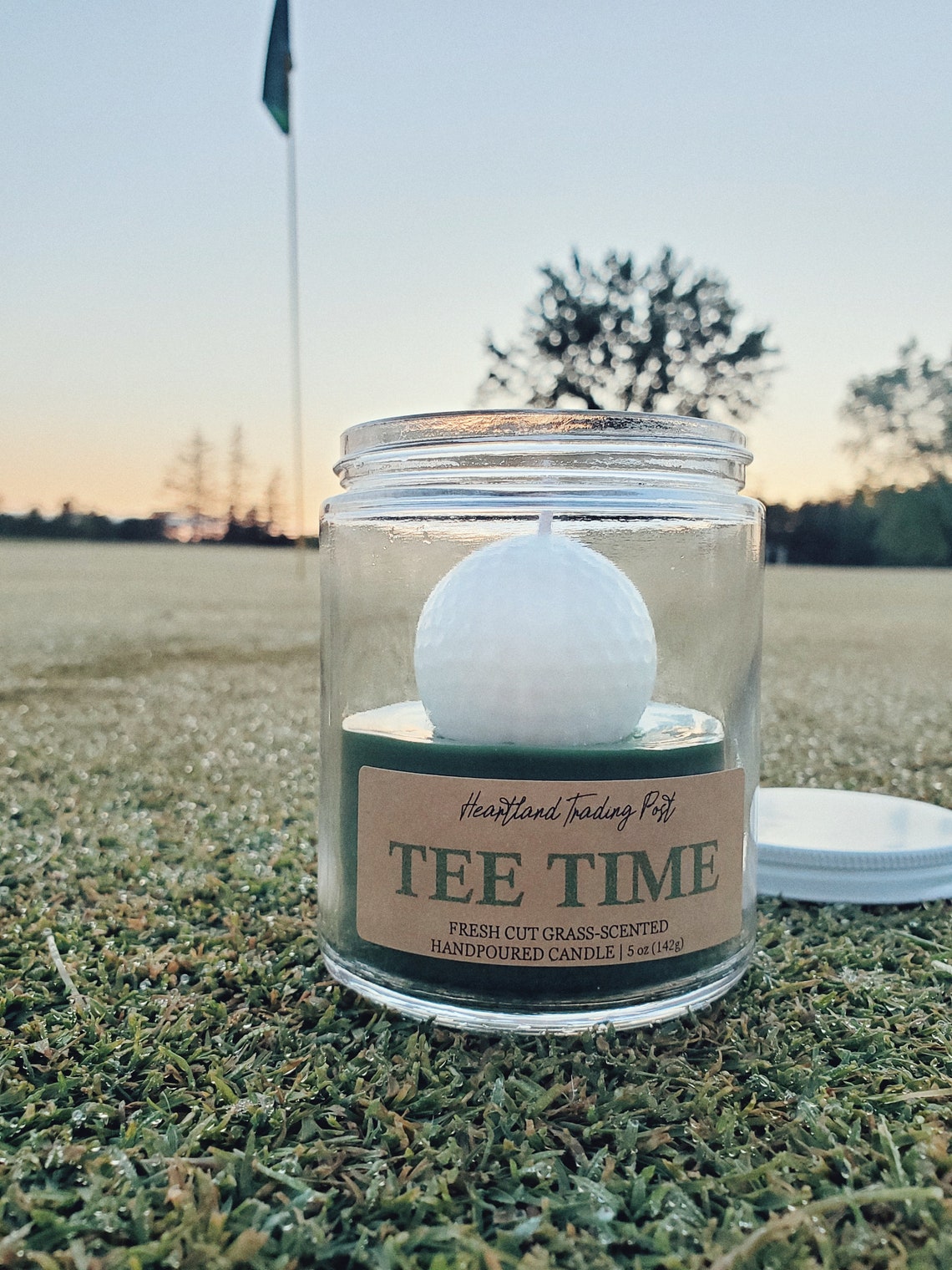 Tee Time Golf Candle Etsy