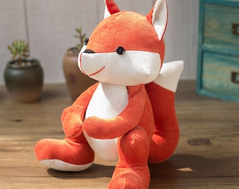 PDF Sewing pattern & tutorial - Stuffed fox | Stuffed Animal | fabric toys | Softies | E-patterns