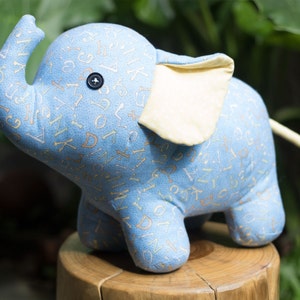 Stuffed Elephant - PDF sewing pattern & tutorial | stuffed animal | soft toy | softie