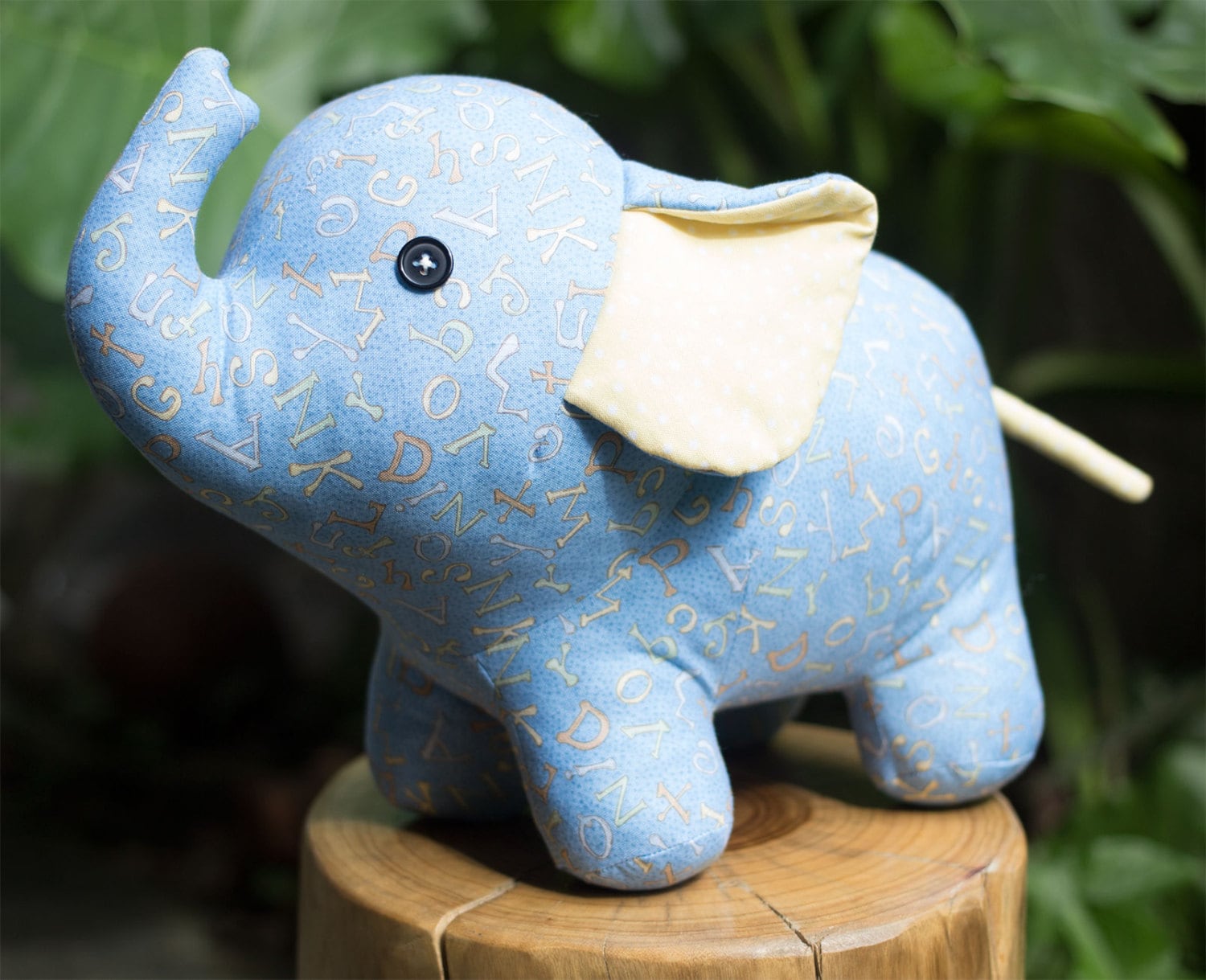 a stuffed elephant