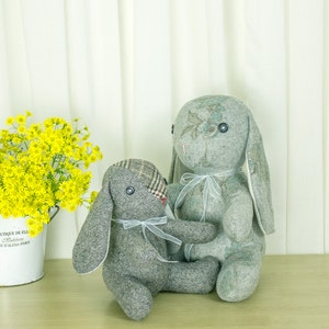 Stuffed Animal – Flap-eared Bunny | Rabbit Toy PDF Sewing Pattern | Softie Tutorial