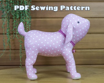 Stuffed little goat – PDF sewing pattern & tutorial | young goat | kid toy sewing pattern | stuffed animal |  plush toys