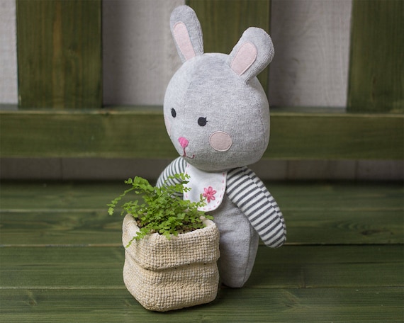 DIY Stuffed Animal Make Your Own Stuffed Animal Kit - Forest The Bunny ...