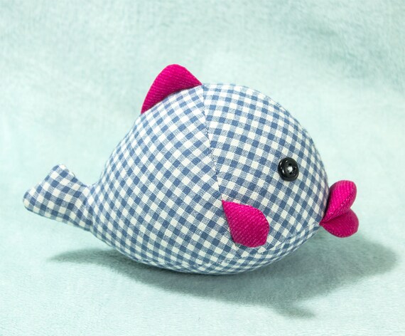 stuffed fish sewing pattern