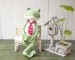 Stuffed Frog - PDF Sewing Pattern & Tutorial | Stuffed  animals | Plush toys patterns | Softies | DIY Projects | Fabric toys 