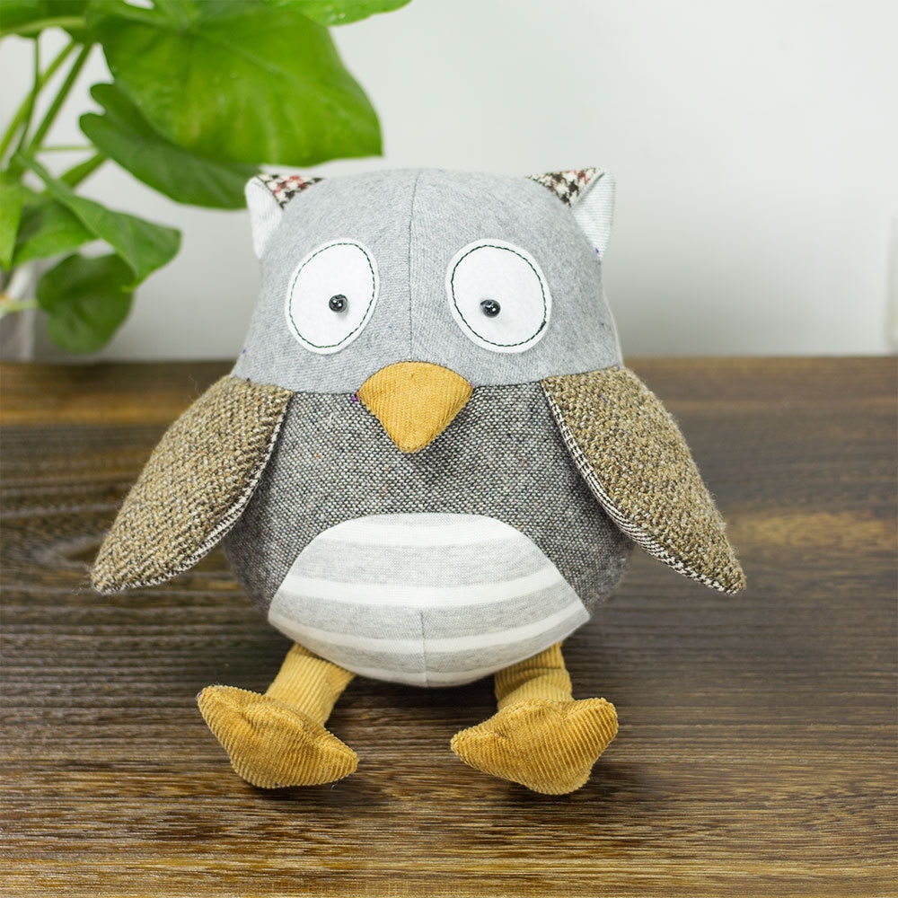 Scrappy Hoot Owl Stuffed Animal Bird Sewing Pattern & Etsy