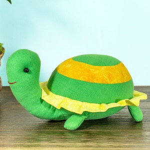 Stoffschildkröte - PDF Schnittmuster & Anleitung | Kuscheltier | Stofftier | Weicheier