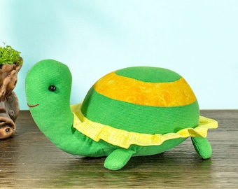Stuffed Turtle - PDF sewing pattern & tutorial | stuffed animal | soft toy | softie
