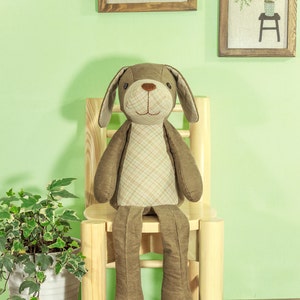 Stuffed Puppy Dog - PDF sewing pattern & tutorial / stuffed animal / softie / toy / DIY pattern image 4