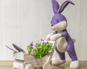 Ingenious Bunny - PDF sewing pattern & tutorial | Stuffed animals | fabric toys | Stuffed rabbrit | Easter Bunny | Softies | E-patterns