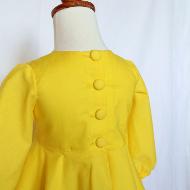 Yellow Morton Salt Girl Inspired Dress PDF Pattern Sizes Etsy