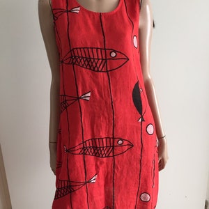 C valentyne linen clearance dress