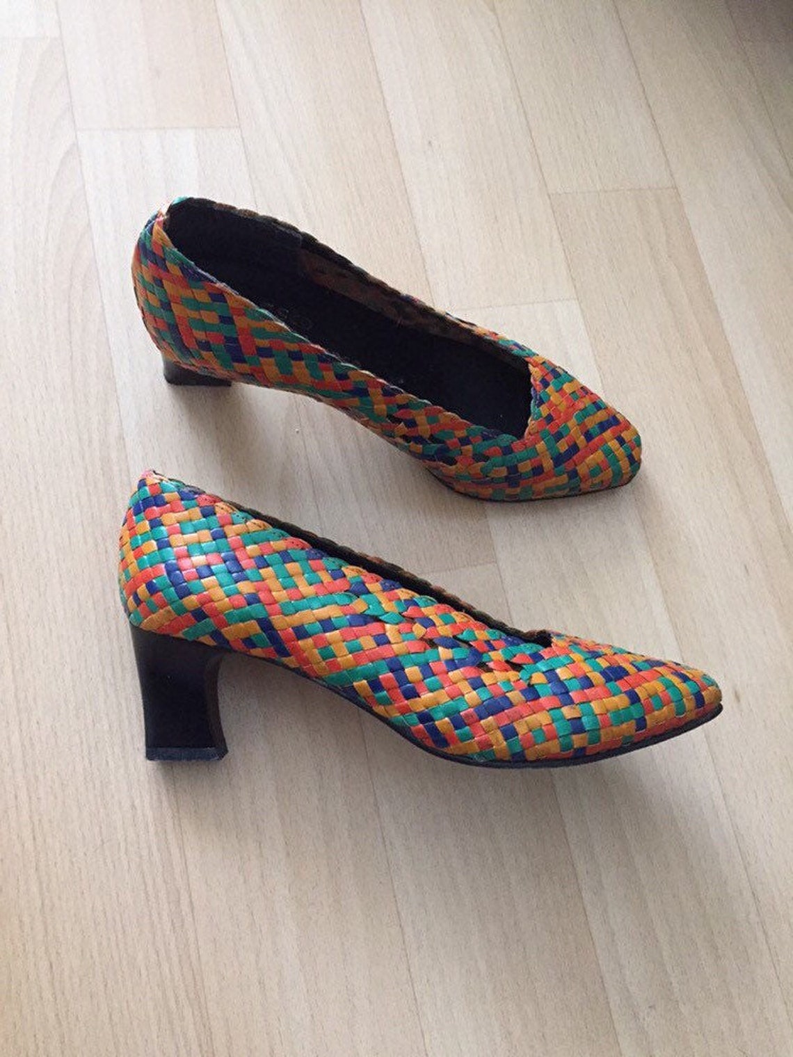 escarpins multicolores