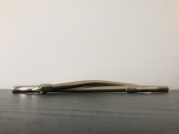Snake belt in elasticated metal size 36/38/40
