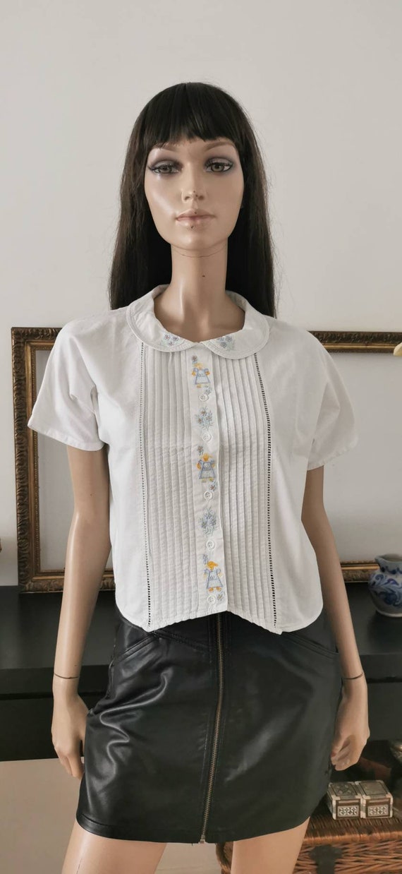 Rene Derhy rene Derhy embroidered embroidery colla