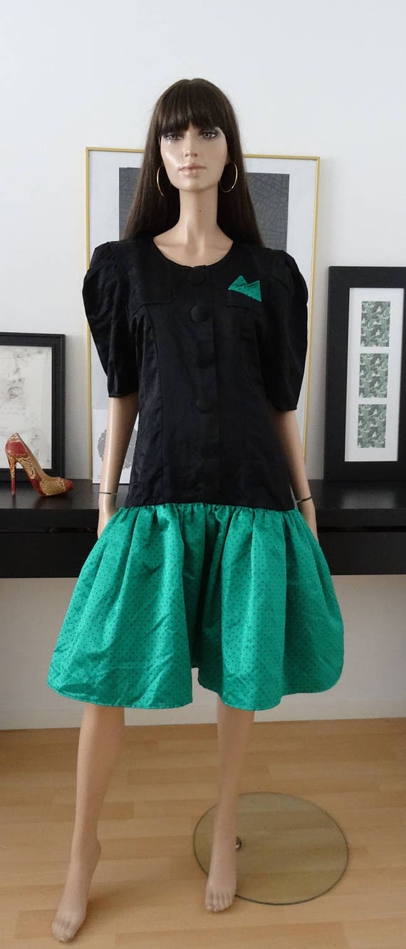 green polka dot dress uk