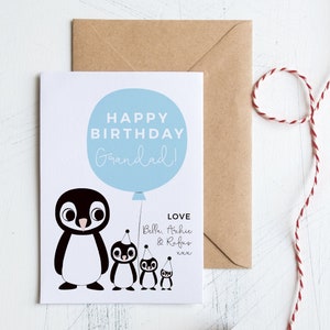 Tarjeta personalizada de cumpleaños para abuelos