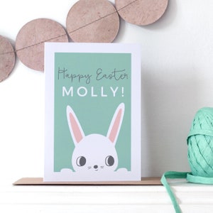 Biglietto di auguri di Pasqua personalizzato - Prima cartolina di Pasqua