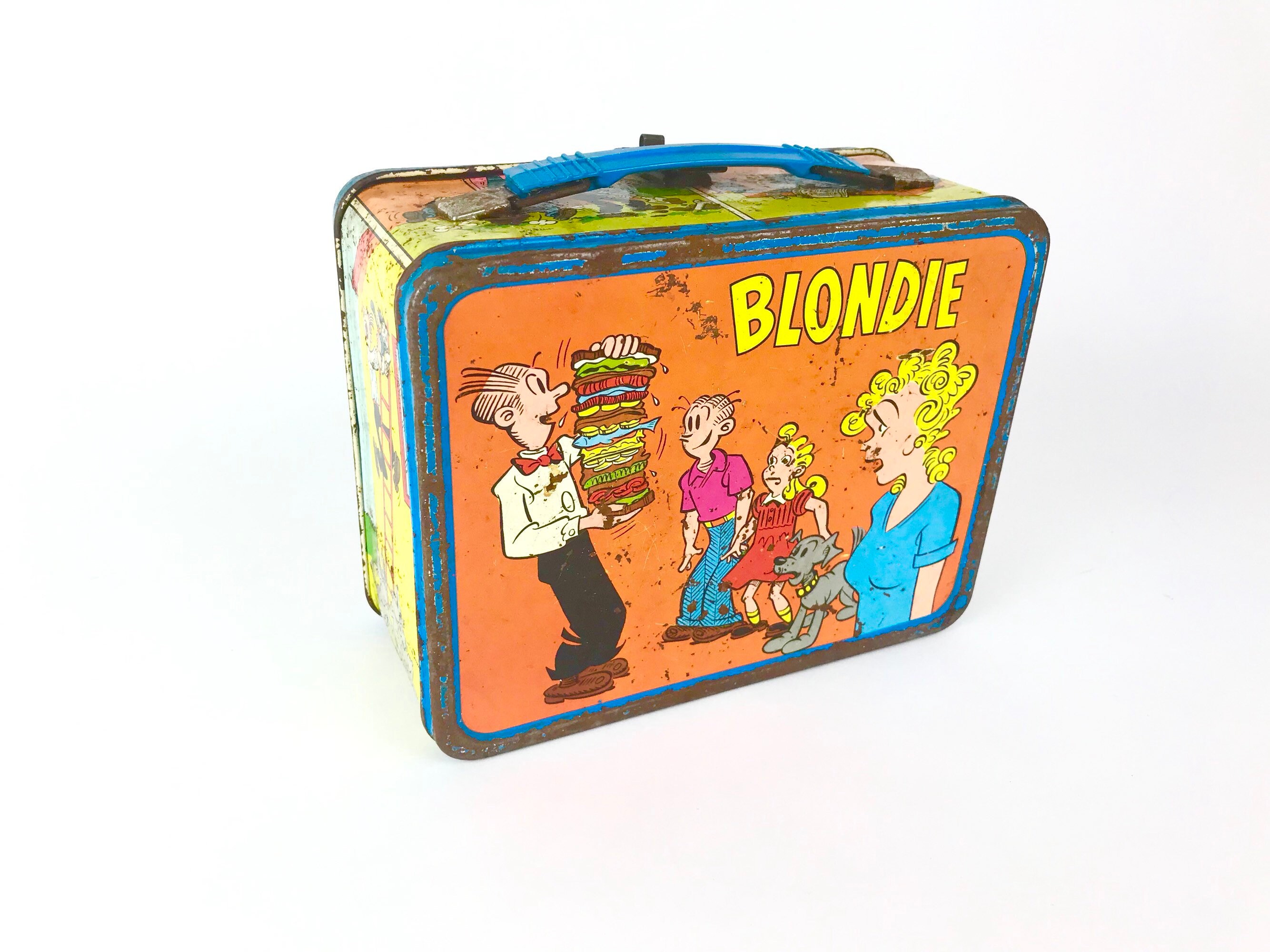 60s Blondie Metal Lunch Box Vintage Sixties 1969 Distressed Etsy