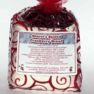 Spiced Cranberry Bread Mix-SherriLynns- Bread Mixes-Minnesota Made