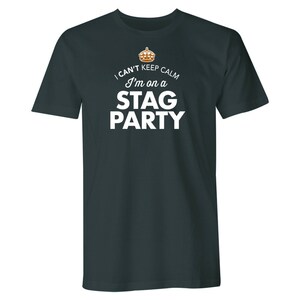 Stag Party T Shirt Gift Wedding Stag Night Do Bachelor Party Squad Present Men&#39;s Keepsake