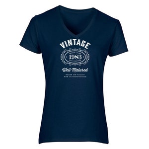 40th Birthday Tshirt for Women Gift Idea Vintage T Shirt Keepsake ...