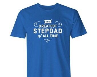 Stepdad Tshirt for Men Gift Idea Birthday T Shirt Keepsake Christmas Xmas Present for Stepdad